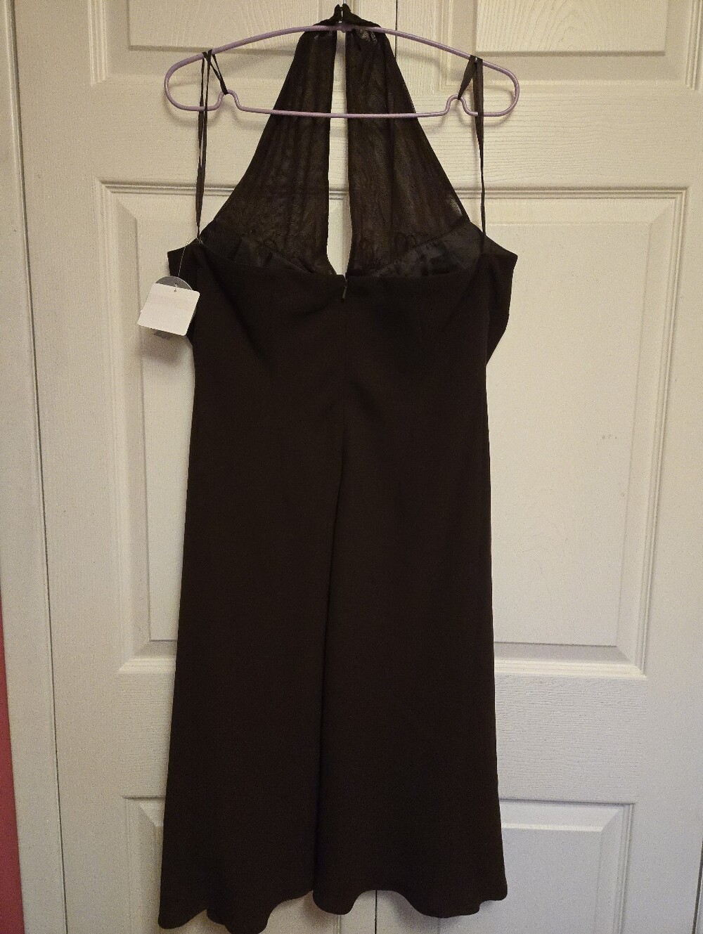 Nine West Dress 90/00s Brown Halter Dress - Picture 12 of 16